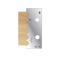R3 w/ 2mm Quirk Reeding Profile Cutter in HSS - 191