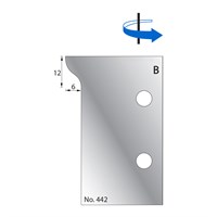 12 x 6mm Scribe Cutter in HSS - 442