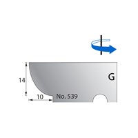 14 x 10mm Scribe Cutter in HSS - 539