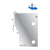 30 x 8mm Scribe Cutter in HSS - 572