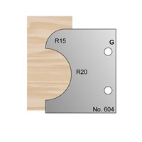 40mm Dia (R20) Nosing Profile Cutter in HSS - 604