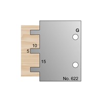 5 x 10mm Decorative Profile Cutter in HSS - 622