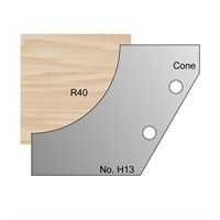 R40 Cone Profile Cutter in HSS - H13