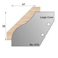 56 x 47mm Cone Profile Cutter in HSS - H16