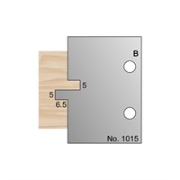 5 x 6.5mm Glue Joint Profile Cutter in HSS - 1015