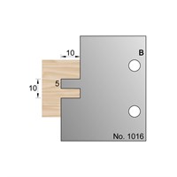 10 x 10mm Glue Joint Profile Cutter in HSS - 1016
