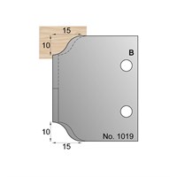 10 x 15mm Lambs Tongue Profile Cutter in HSS - 1019