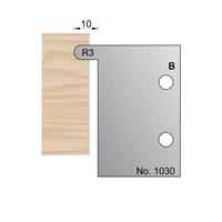 10mm (R3) Drip and Groove Profile Cutter in HSS - 1030