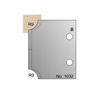 R9 Ovolo Profile Cutter in HSS - 1032