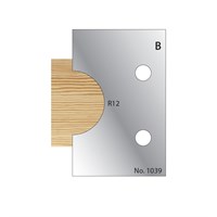 24mm Dia (R12) Nosing Profile Cutter in HSS - 1039