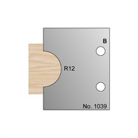 24mm Dia (R12) Nosing Profile Cutter in HSS - 1039