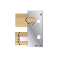 7 x 11.5mm T & G Profile Cutter in HSS - 1101