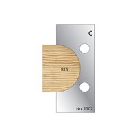30mm Dia (R15) Nosing Profile Cutter in HSS - 1102