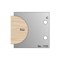 44mm Dia (R22) Nosing Profile Cutter in HSS - 1105
