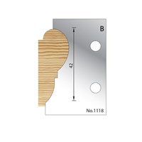 42mm Picture Rails Profile Cutter in HSS - 1118