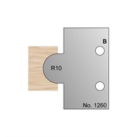 R10 Radius Ovolo Profile Cutter in HSS - 1260