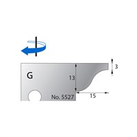 13 x 15mm w/ 3mm Quirk Scribe Cutter in HSS - 5527