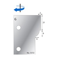 9 x 6mm w/ 21 x 2mm Quirk Scribe Cutter in HSS - 5572