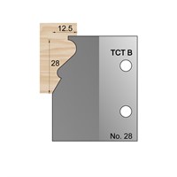 28 x 12.5mm Skirting Profile Cutter in TCT - 28