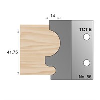 41.75 x 14mm Handrail Profile Cutter in TCT - 56