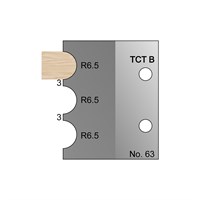 13mm Dia (R6.5) Nosing Profile Cutter in TCT - 63