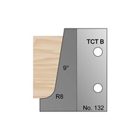 9 Degrees & R8 Bevel Profile Cutter in TCT - 132
