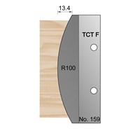 R100 Convex Radius Profile Cutter in TCT - 159