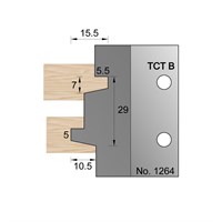 10.5mm Glue Joint Profile Cutter in TCT - 1264