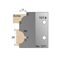 26mm (R8) Glazing Bar Profile Cutter in TCT - 1271
