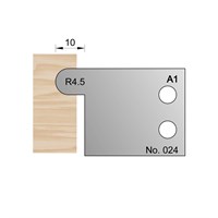 10mm & R4.5 Drip and Groove Profile Cutter in HSS - 024