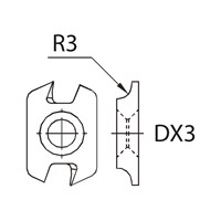 R3 Radius Tip DX