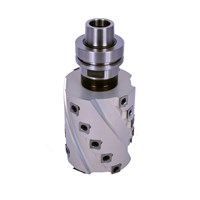 100 x 125 mm Z4 H5 V2+2 Spiral Rebate Block on HSK63F