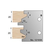 10 x 4mm Cladding Profile Cutter in HSS - 121938