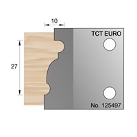 27 x 10mm Beaded Bolection Profile Cutter in TCT - 125497