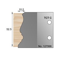 52.5 x 10.2mm Architrave Profile Cutter in TCT - 125796