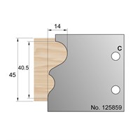 40.5 x 14mm Torus Profile Cutter in HSS - 125859