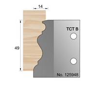 49 x 14mm Bolection Profile Cutter in TCT - 125948