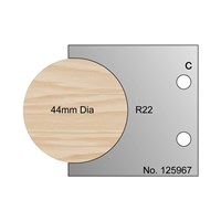 44mm Dia (R22) Dowel Profile Cutter in HSS - 125967