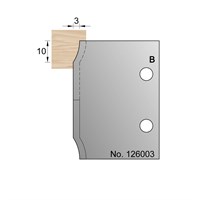 10 x 3mm Ovolo Profile Cutter in HSS - 126003