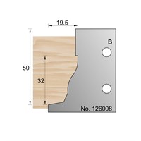 50 x 19.5mm Picture Frame Profile Cutter in HSS - 126008