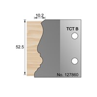 52.5 x 10.2mm Architrave Profile Cutter in TCT - 127860