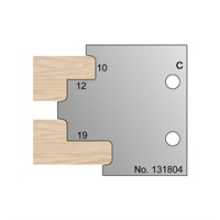 10 x 19mm Shiplap Profile Cutter in HSS - 131804
