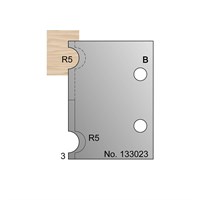 10mm Dia (R5)  w/ 3mm Quirk Cockbead Profile Cutter in HSS - 133023