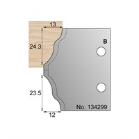 24.3 x 13mm Lambs Tongue Profile Cutter in HSS - 134299
