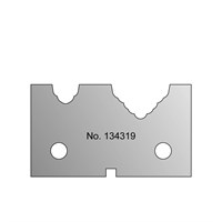 TC Domino tip, 40 x 23 right hand centre stop