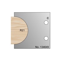 42mm Dia (R21) Nosing Profile Cutter in HSS - 134649