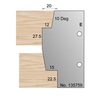 10 Degrees Cladding Profile Cutter in HSS - 135759