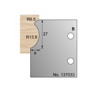 27 x 9mm (R6.5 & R13.8) Torus Profile Cutter in HSS - 137033