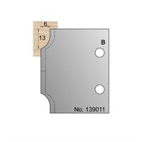 13 x 6mm Ovolo Profile Cutter in HSS - 139011