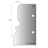 78.5 x 17.5mm Victorian Bolection Profile Cutter in HSS - 140144